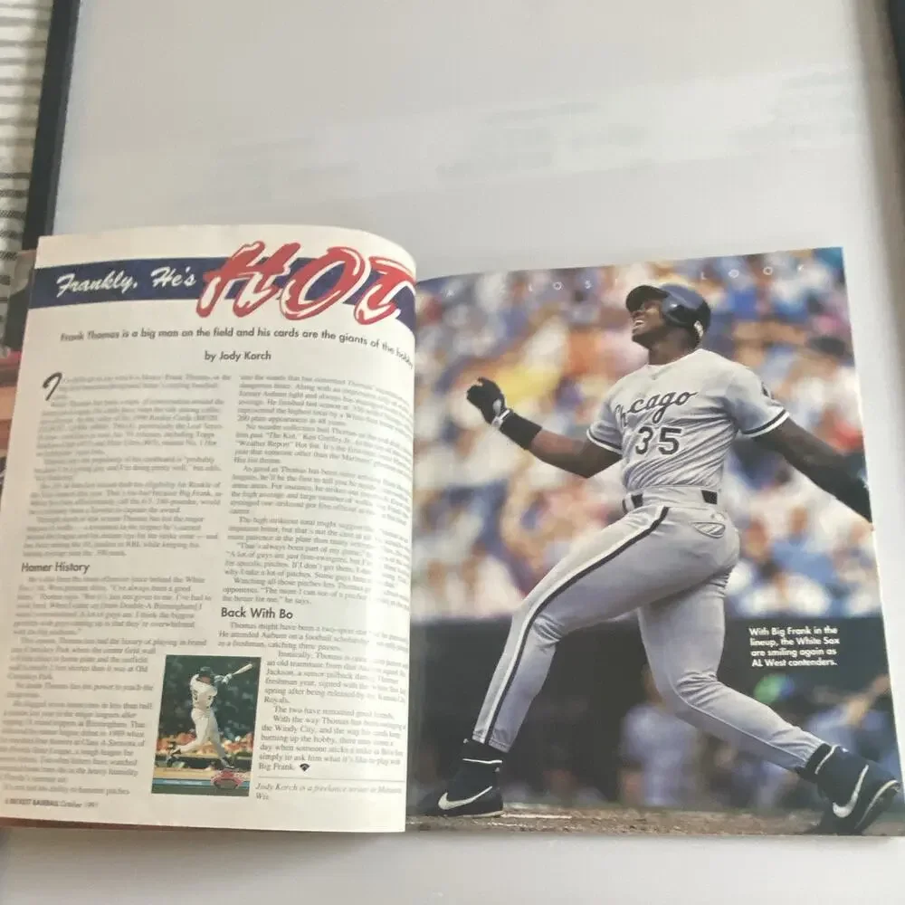 Beckett Baseball Card Monthly Price Guide Magazine Oct 1991 Frank Thomas